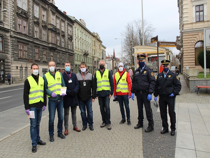 foto:  Kolejna wspólna akcja w autobusach komunikacji miejskiej.