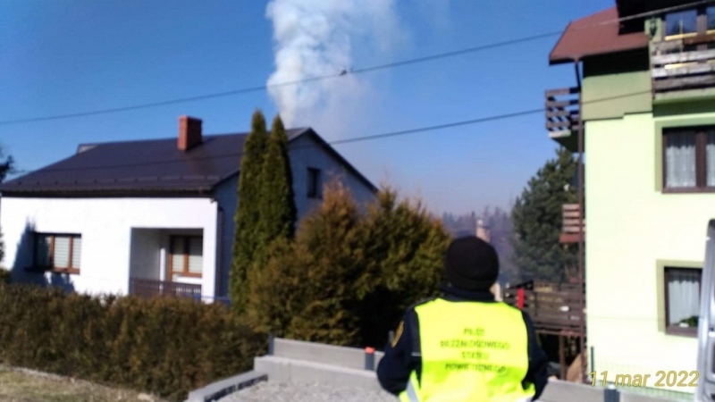 foto:  W trakacie kontroli zapobiegli pożarowi