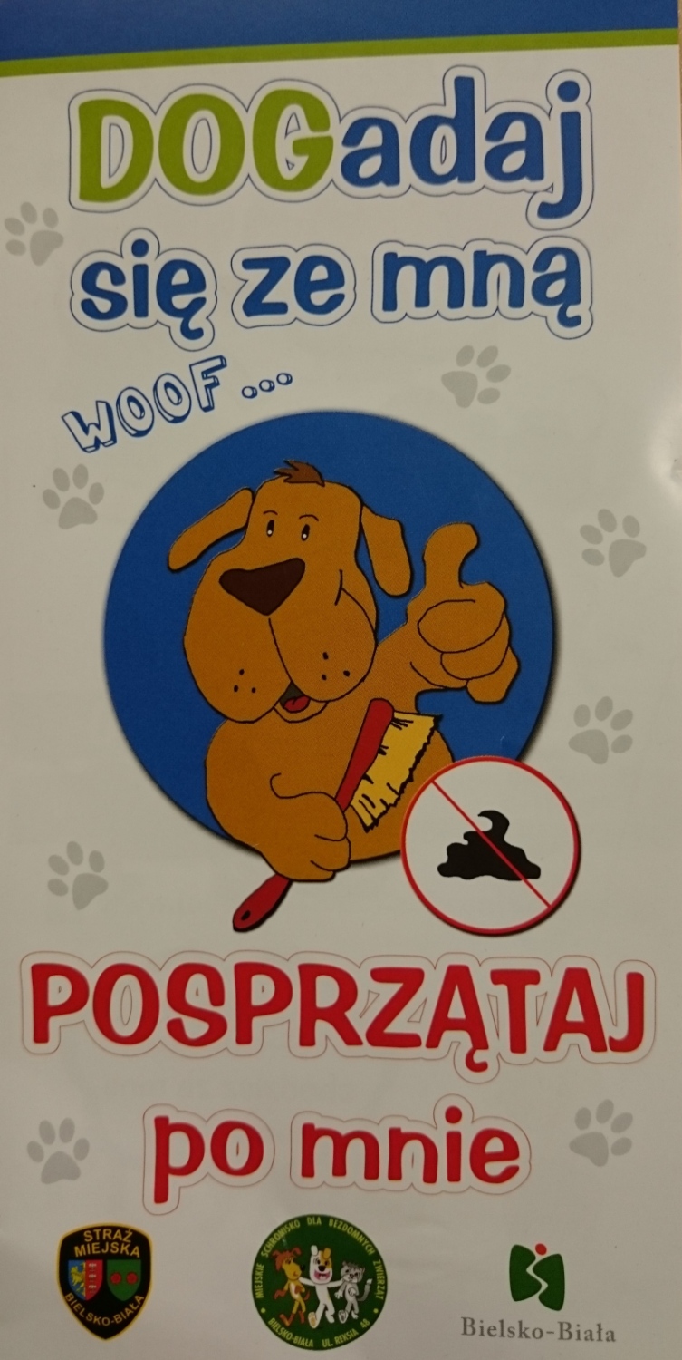 foto:  DOGadaj się ze mną - posprzątaj po mnie.